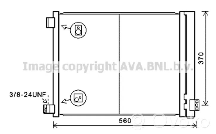 Nissan Micra Gaisa kondicioniera dzeses radiators 921001HC3A