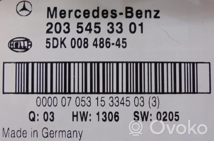 Mercedes-Benz C W203 Interrupteur de poignée d'ouverture de coffre arrière 5958468