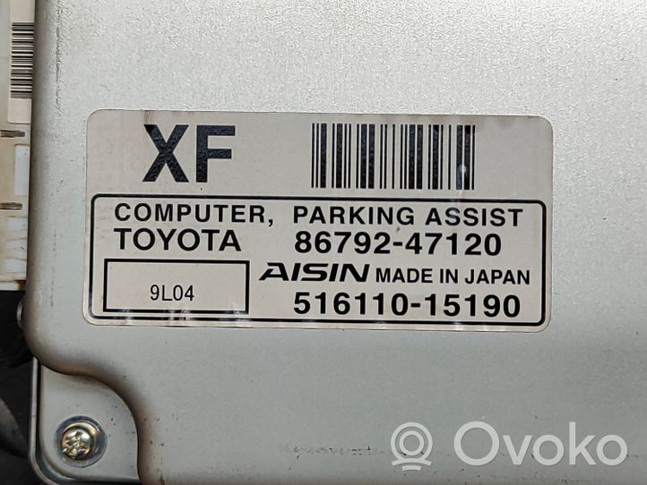 Toyota Prius (XW30) Pysäköintitutkan (PCD) ohjainlaite/moduuli 8679247120