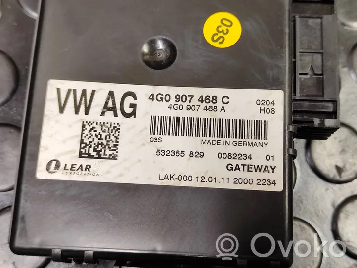 Audi A7 S7 4G Moduł sterowania Gateway 4G0907468C