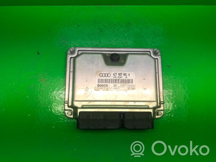 Audi A6 S6 C5 4B Komputer / Sterownik ECU i komplet kluczy 4Z7907401A