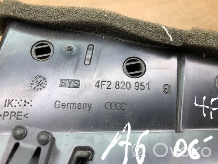 Audi A6 S6 C6 4F Kojelaudan keskiosan tuuletussuuttimen ritilä 4F2820951
