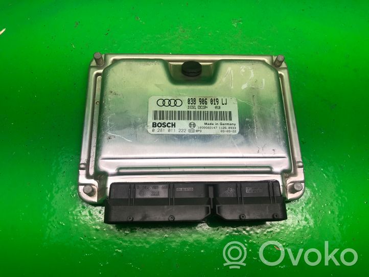 Audi A4 S4 B5 8D Komputer / Sterownik ECU silnika 038906019LJ