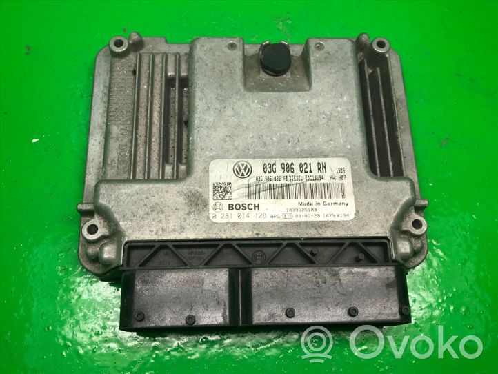 Volkswagen Golf V Komputer / Sterownik ECU silnika 0281014128