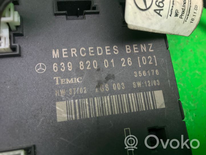 Mercedes-Benz E W211 Centralina BSM 6398200126