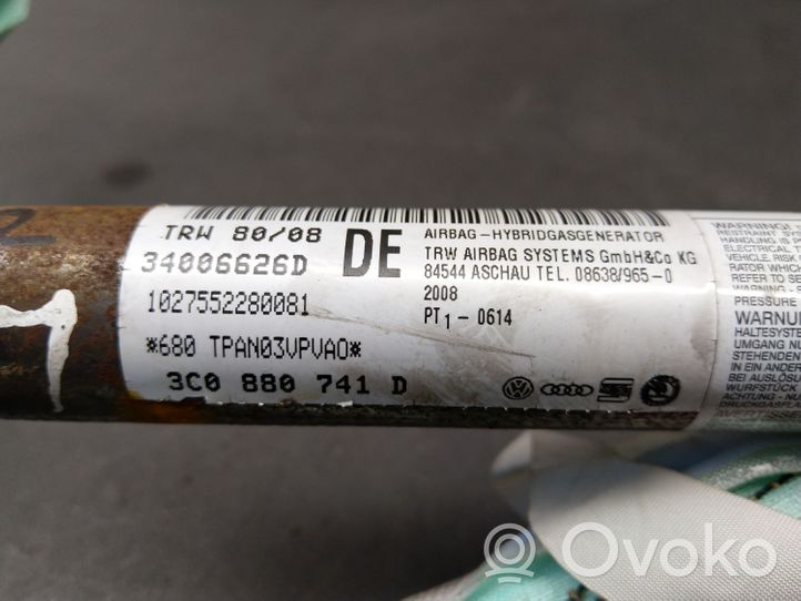 Volkswagen PASSAT B6 Poduszka powietrzna Airbag boczna 3C0880741D