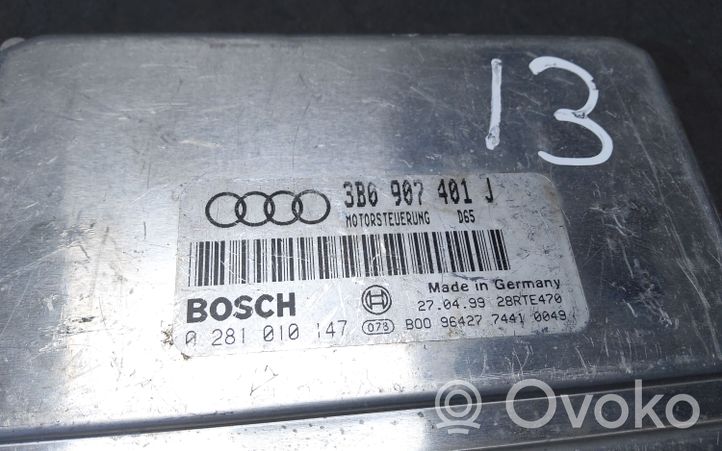 Volkswagen PASSAT B5.5 Moottorin ohjainlaite/moduuli (käytetyt) 3B0907401J