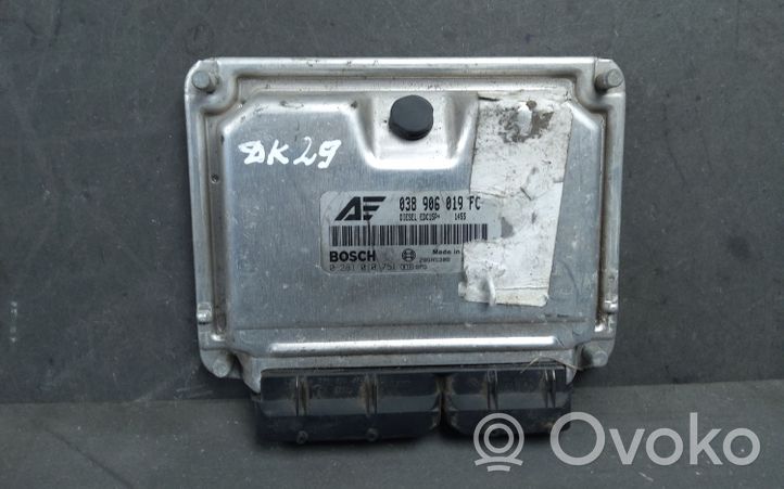 Ford Galaxy Komputer / Sterownik ECU silnika 038906019FC