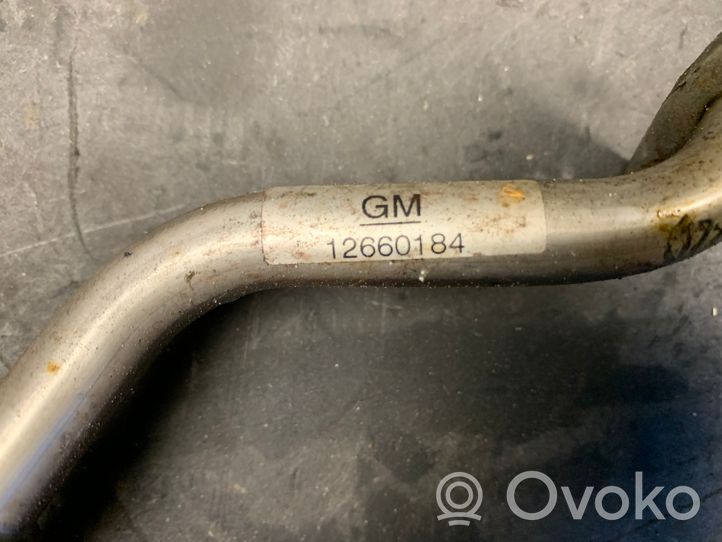 Opel Insignia B Przewód olejowy smarowania turbiny 12660184