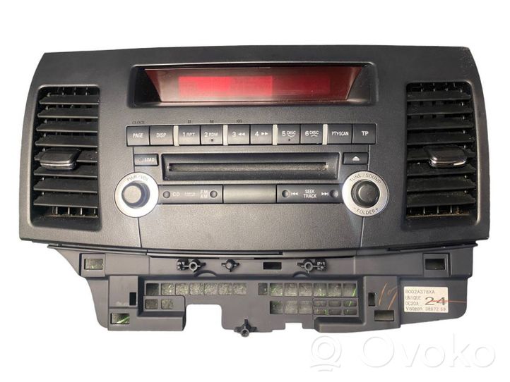 Mitsubishi Lancer X Radio/CD/DVD/GPS-pääyksikkö 8701A363