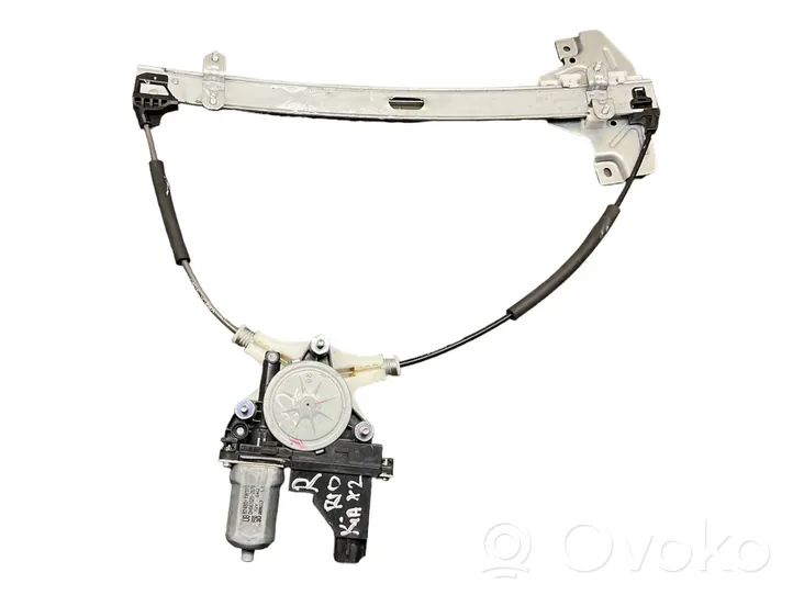 KIA Rio Front door window regulator with motor 824601W310