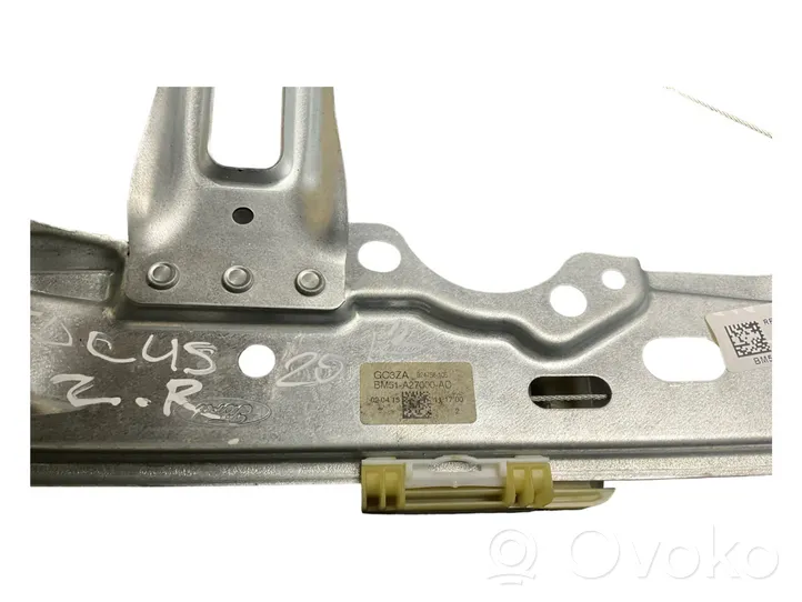Ford Focus Rear window lifting mechanism without motor BM51A27000AC