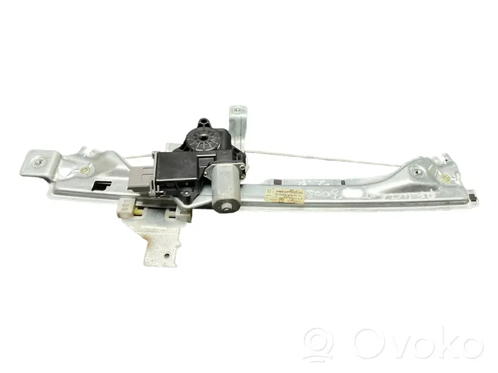 Peugeot 3008 I Rear door window regulator with motor 9682808680