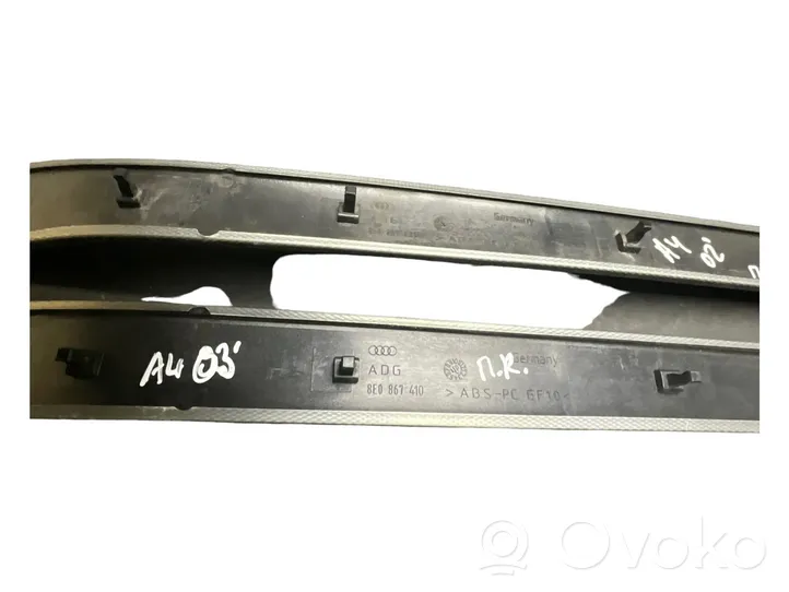 Audi A4 S4 B6 8E 8H Moulure/baguette de porte avant 8E0867410