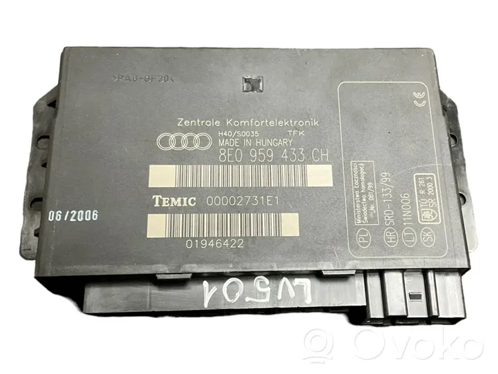 Audi A4 S4 B7 8E 8H Komforta modulis 00002731E1