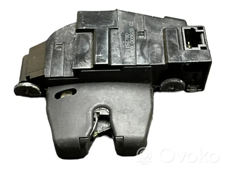 Citroen C3 Blocco/chiusura/serratura del portellone posteriore/bagagliaio 9671153780