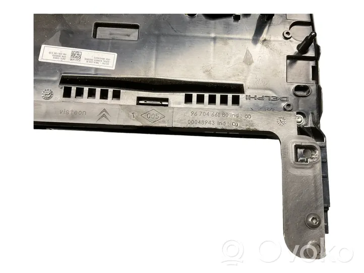 Citroen C4 II Panel klimatyzacji 9670466180