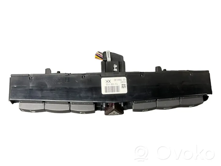 Opel Astra J Hazard light switch 13100112