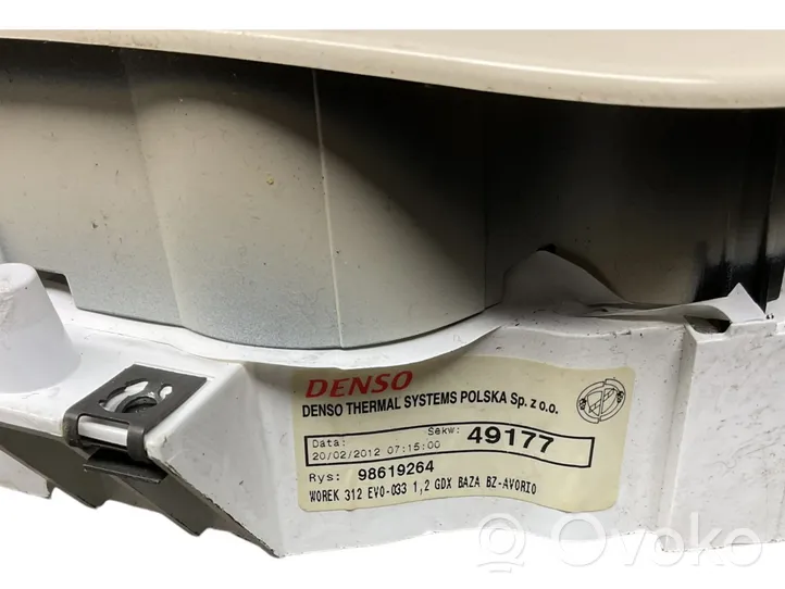 Fiat 500 Pulseur d'air habitacle 98619264