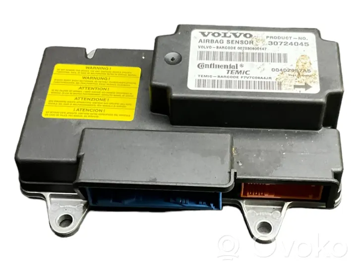 Volvo C30 Module de contrôle airbag 30724045