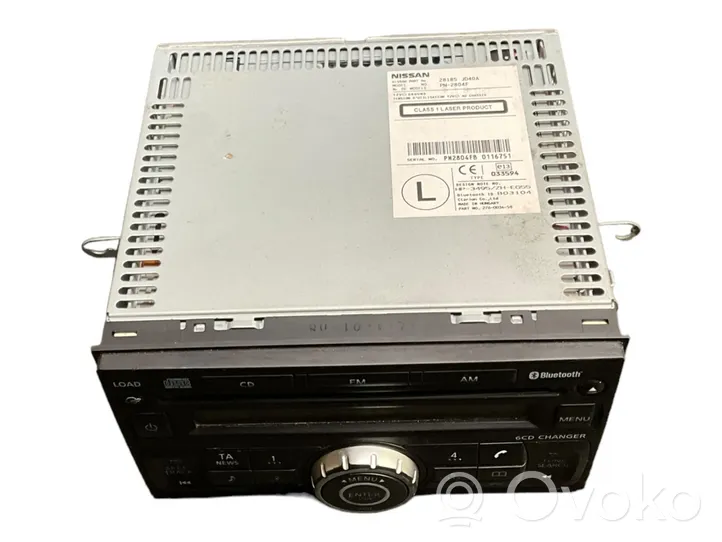 Nissan Qashqai Panel / Radioodtwarzacz CD/DVD/GPS 28185JD40A