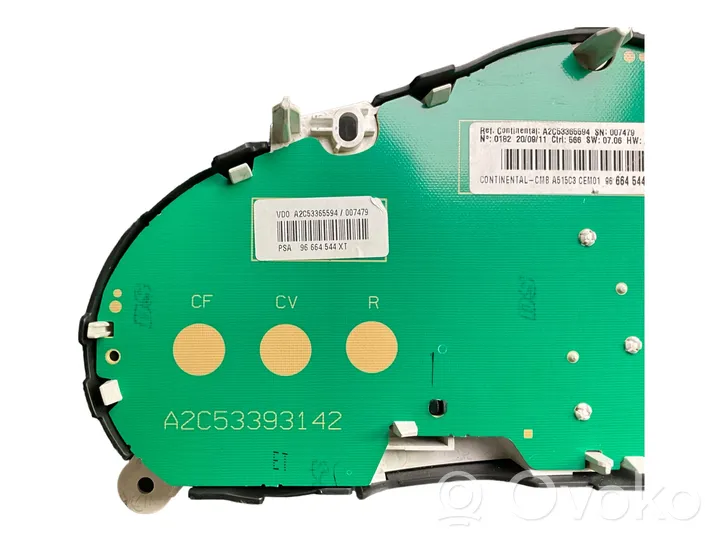 Citroen DS3 Speedometer (instrument cluster) A2C53365594