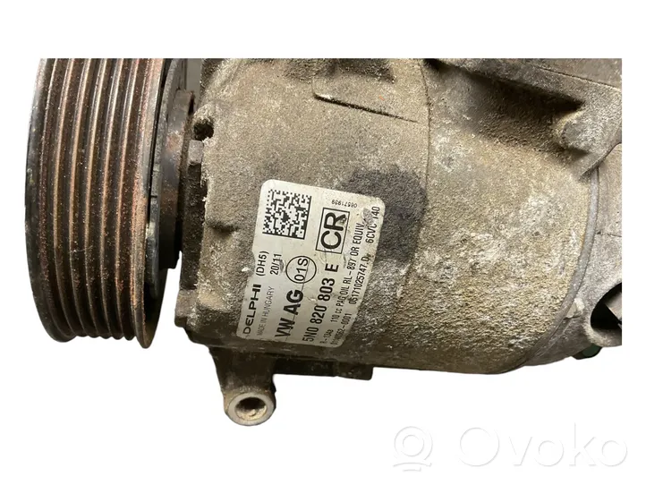 Volkswagen PASSAT B7 Ilmastointilaitteen kompressorin pumppu (A/C) 5N0820803E