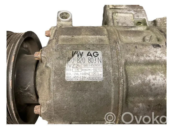 Volkswagen PASSAT B6 Ilmastointilaitteen kompressorin pumppu (A/C) 1K0820803N