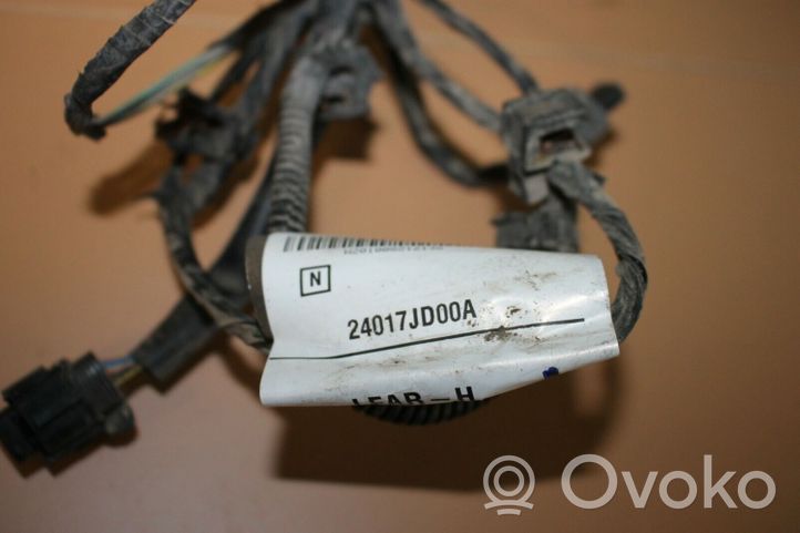 Nissan Qashqai Wiązka przewodów czujnika parkowania PDC 24017JD00A