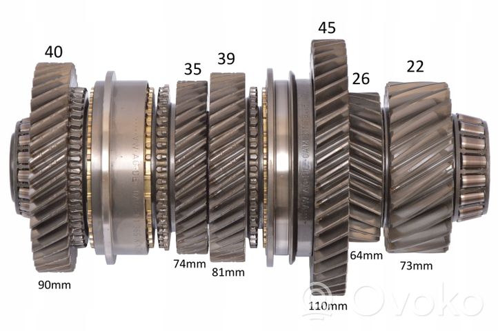 Seat Altea Pavarų dėžės detalė 0AM