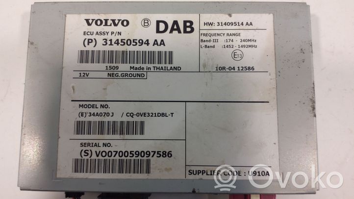 Volvo XC60 Moduł / Sterownik komfortu 31450594AA