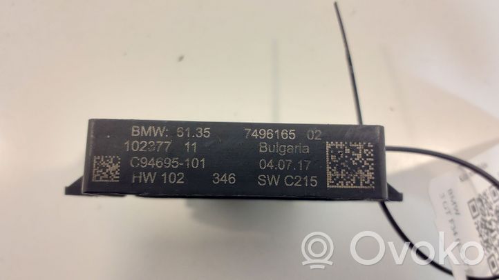 BMW 3 GT F34 Unidad de control/módulo del maletero/compartimiento de carga 7496165