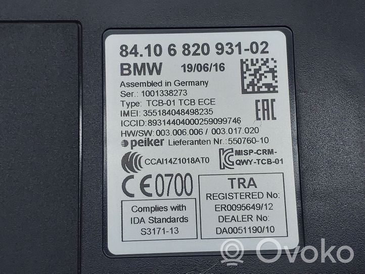 BMW 2 F45 Moduł / Sterownik Bluetooth 6820931