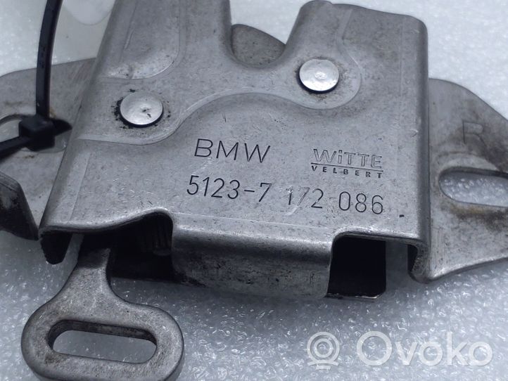 BMW Z4 E85 E86 Zamek pokrywy przedniej / maski silnika 7172086