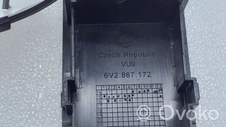 Skoda Fabia Mk3 (NJ) Ramka przycisków otwierania szyby drzwi przednich 6V2867172