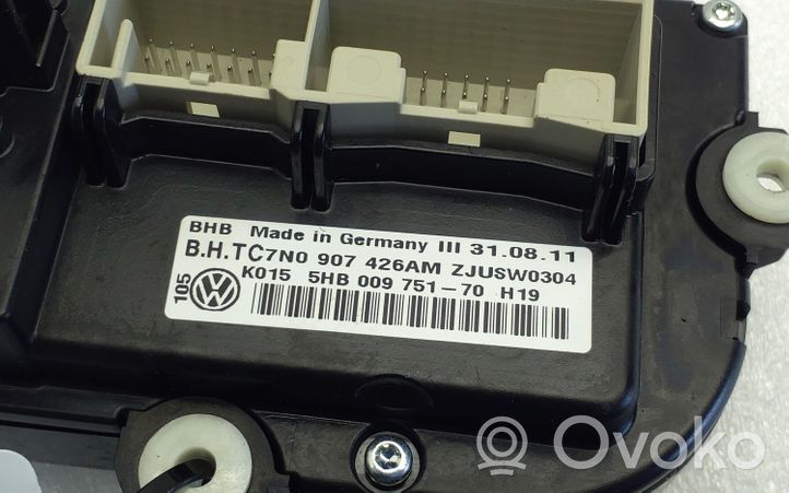 Volkswagen PASSAT B7 Centralina del climatizzatore 7N0907426AM