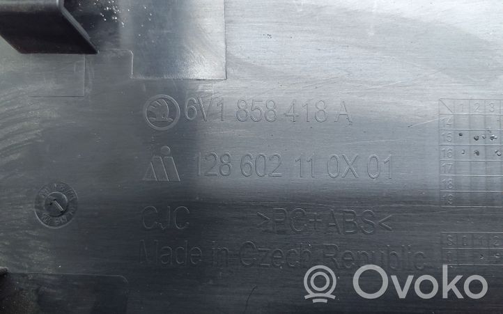 Skoda Fabia Mk3 (NJ) Rivestimento del vano portaoggetti del cruscotto 6V1858418A