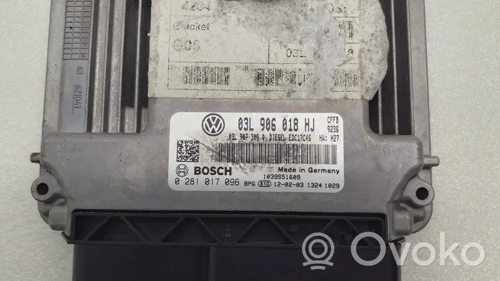 Volkswagen Sharan Engine control unit/module 03L906018HJ