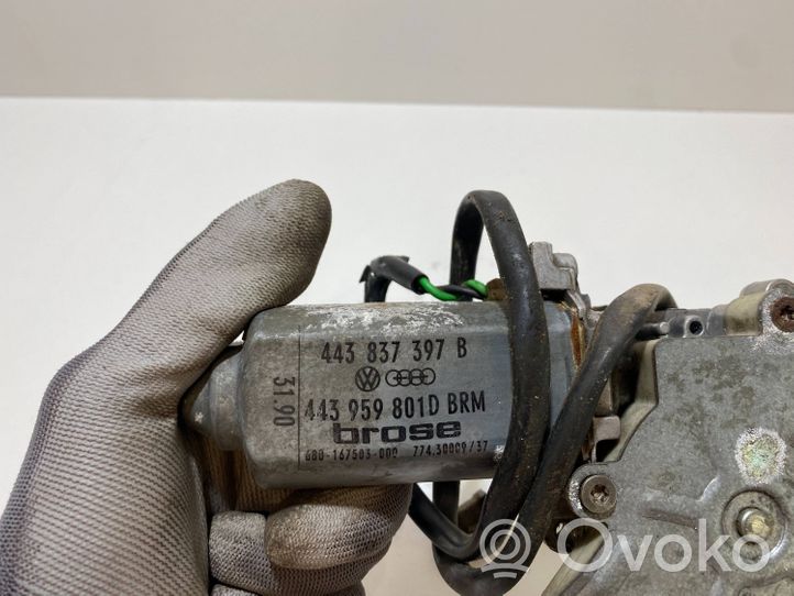 Audi 100 200 5000 C3 Alzacristalli della portiera anteriore con motorino 443837397B