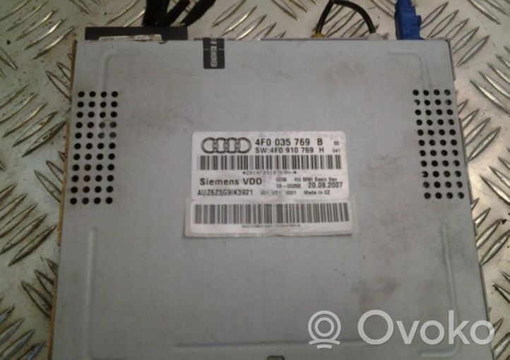 Audi A6 S6 C6 4F Radio / CD/DVD atskaņotājs / navigācija 4F0035769B