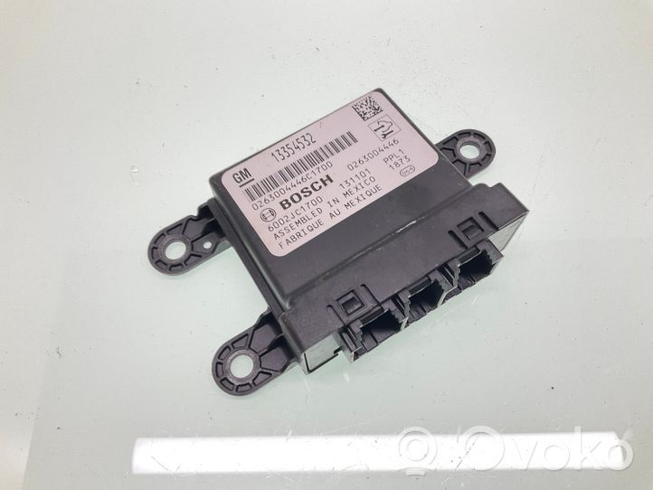 Opel Mokka X Parking PDC control unit/module 13354532