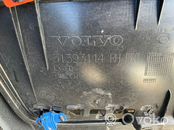 Volvo XC90 Garniture de panneau carte de porte avant 31393114
