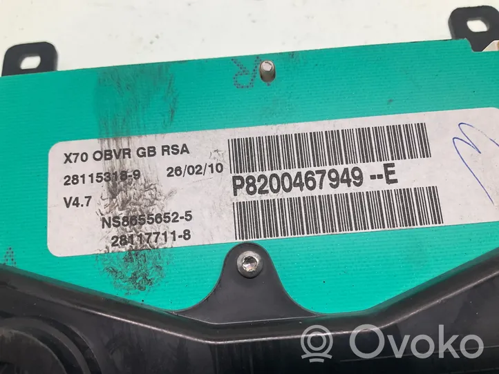 Renault Master II Speedometer (instrument cluster) P8200467949