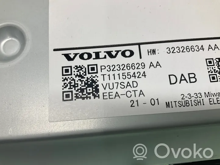 Volvo XC40 Unità principale autoradio/CD/DVD/GPS 32326634A