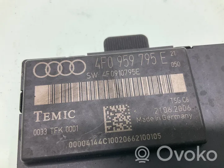 Audi A6 S6 C6 4F Oven ohjainlaite/moduuli 4F0959795E