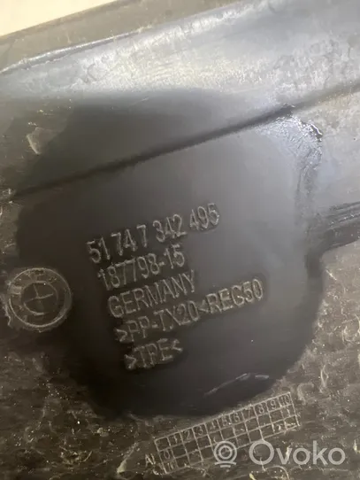 BMW X1 F48 F49 Oro nukreipėjas/ kanalas interkūlerio radiatoriaus 51748342495