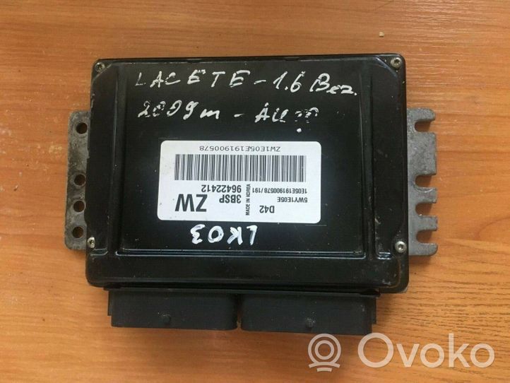 Chevrolet Lacetti Calculateur moteur ECU 96422412