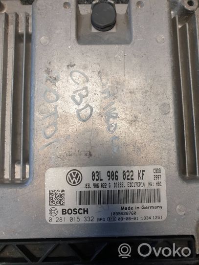 Volkswagen Scirocco Centralina/modulo del motore 03L906022G