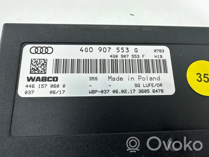 Audi A6 S6 C7 4G Jousituksen ohjainlaite/moduuli 4G0907553F