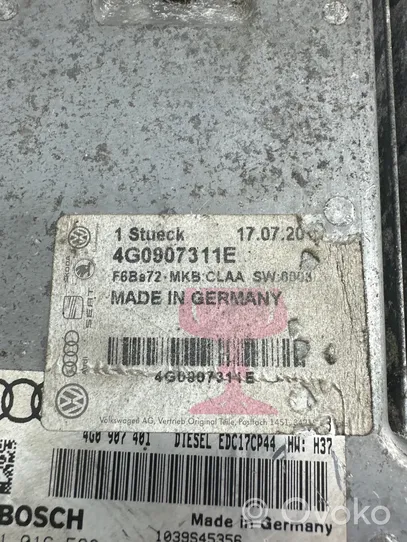 Audi A7 S7 4G Dzinēja vadības bloks 4G0907311E